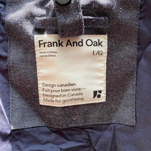 Frank & Oak Military-style Coat size L - Picture 3 of 4